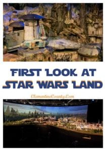 Star Wars Land Model Revealed | Clementine County