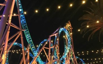 Knotts Berry Farm HangTime at Night