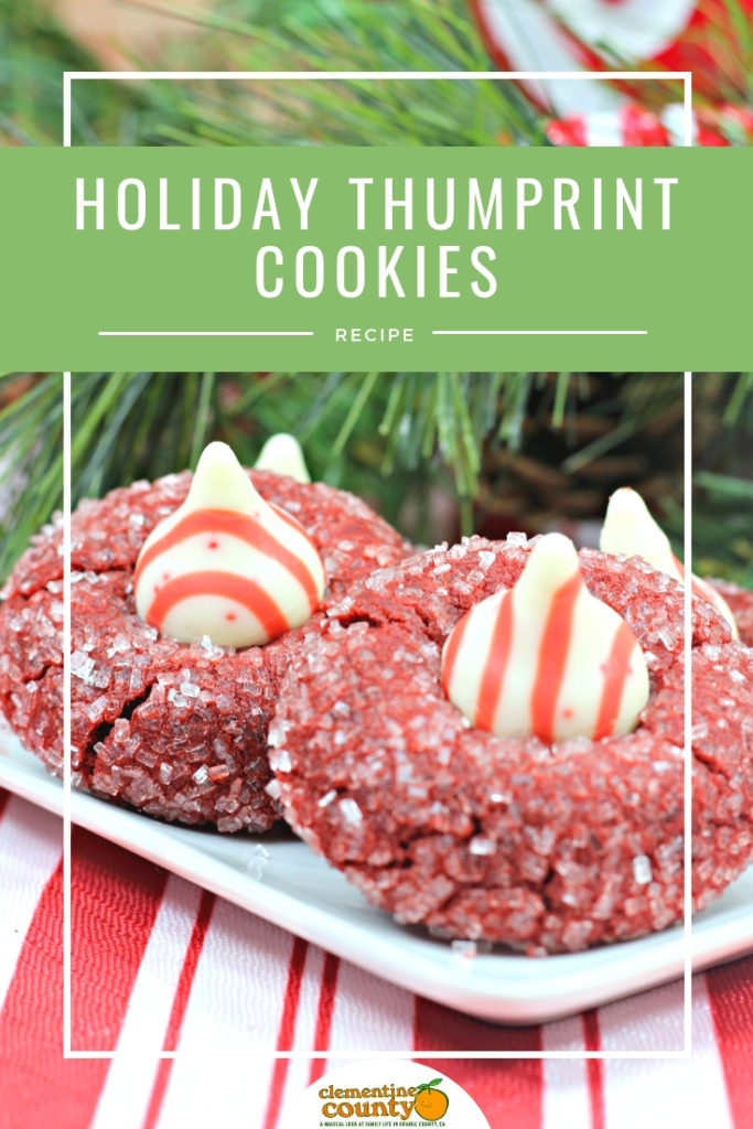 Holiday Thumbprint Cookies are a fun twist on a traditional favorite cookie. They're perfect for a cookie exchange this holiday season!