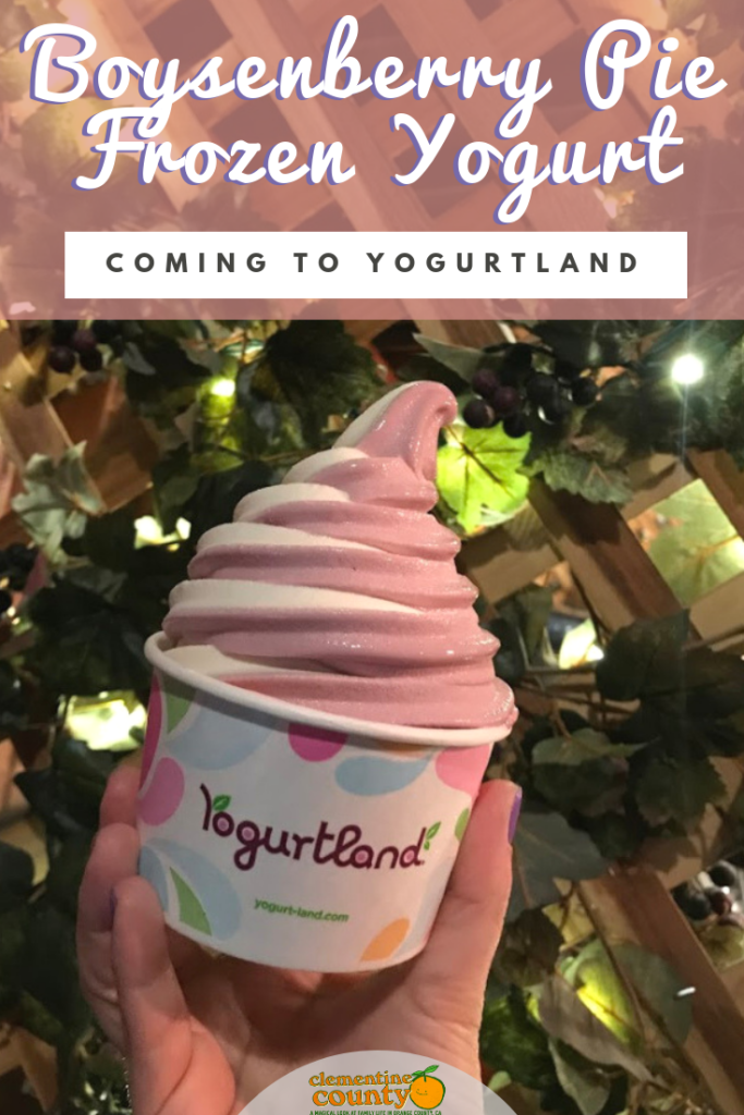 Knott's Berry Farm and Yogurtland are pairing up for a fun new flavor, inspired by the Boysenberry Festival. Get the details on the NEW Boysenberry Pie Frozen Yogurt!