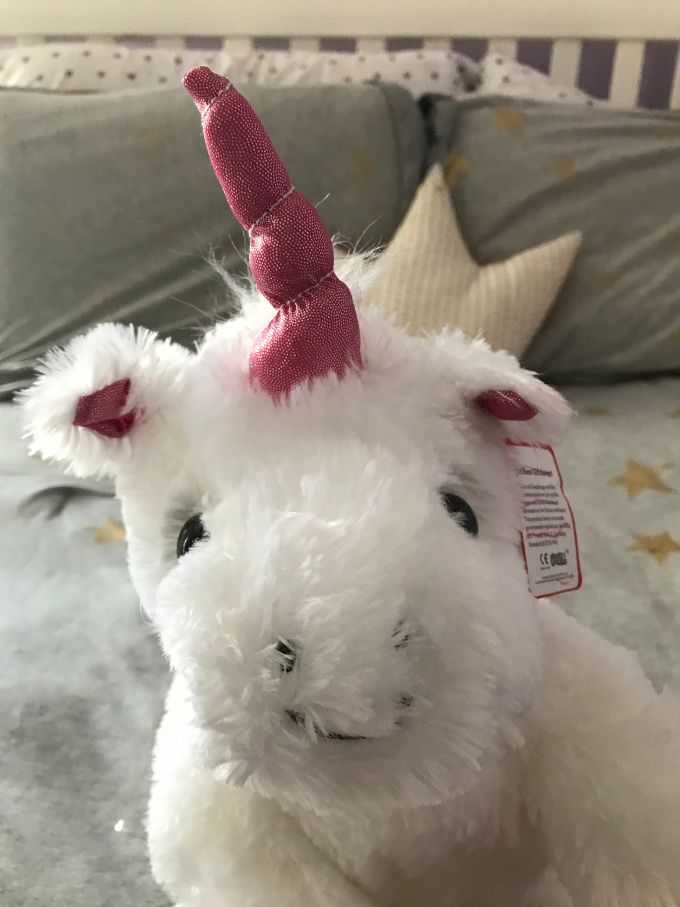 stuffed unicorn night light