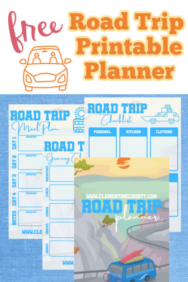 Free Road Trip Planning Printables | Clementine County