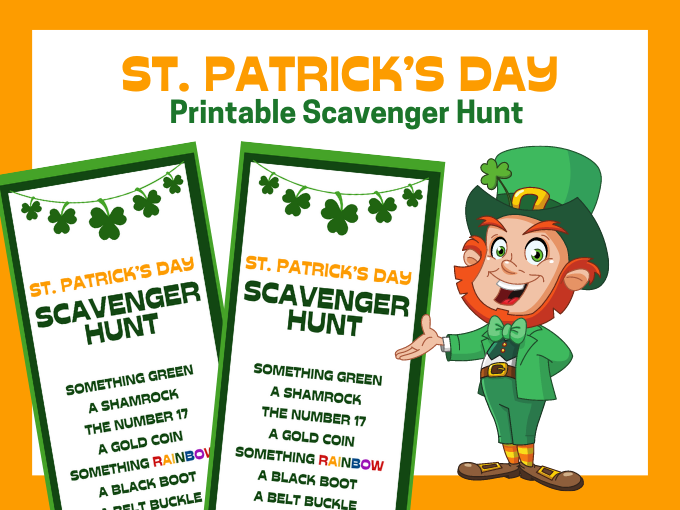 Free St. Patrick’s Day Scavenger Hunt | Clementine County